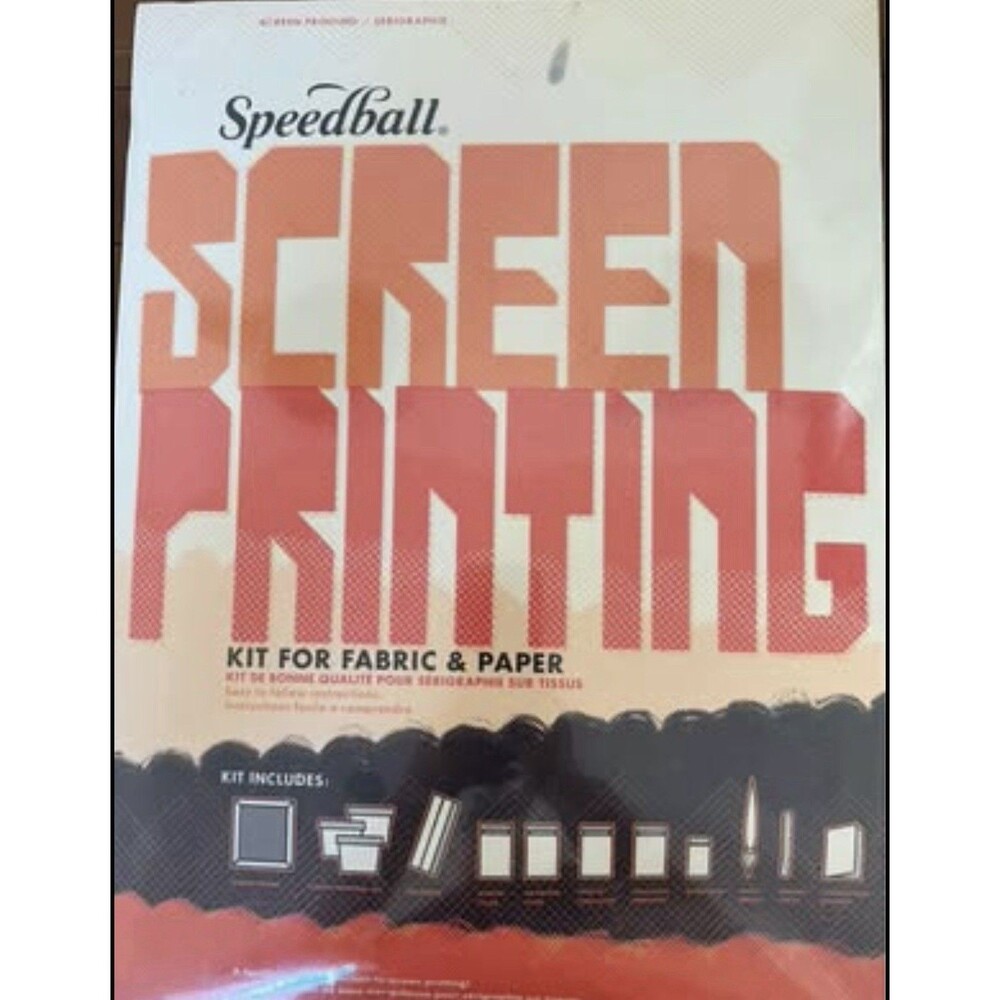 Speedball Fabric & Paper Screen Printing Ink Kit NEW